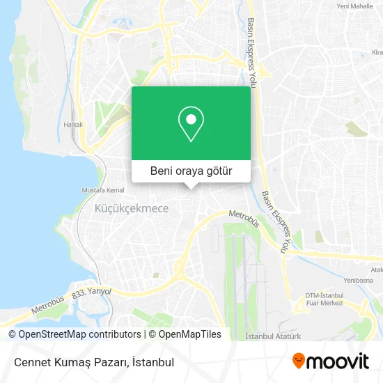 Cennet Kumaş Pazarı harita