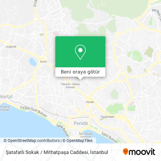 Şatafatlı Sokak / Mithatpaşa Caddesi harita