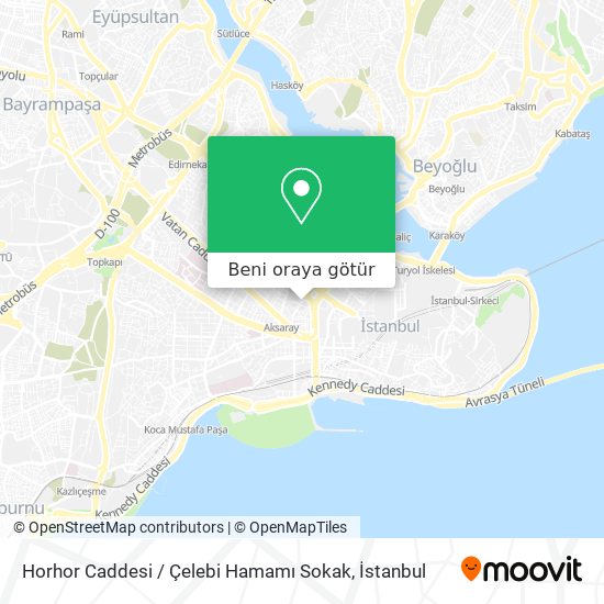 Horhor Caddesi / Çelebi Hamamı Sokak harita