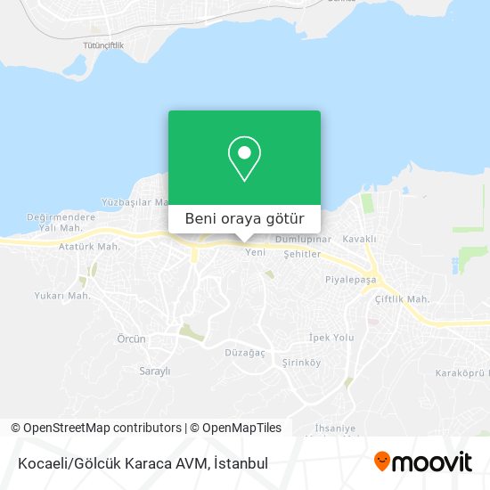 Kocaeli/Gölcük Karaca AVM harita