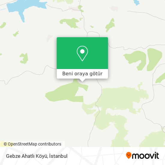 Gebze Ahatlı Köyü harita
