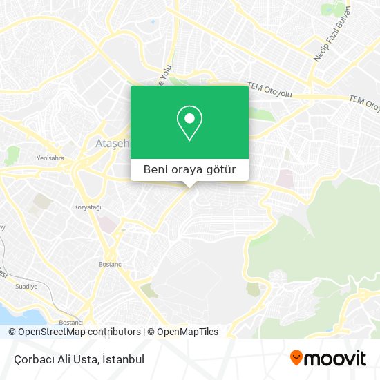 Çorbacı Ali Usta harita