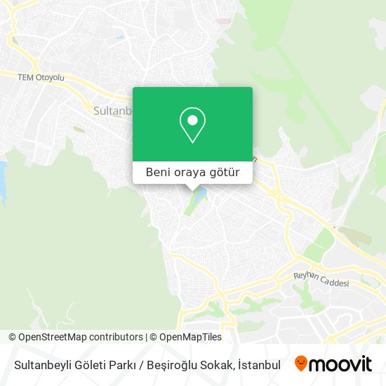 Sultanbeyli Göleti Parkı / Beşiroğlu Sokak harita