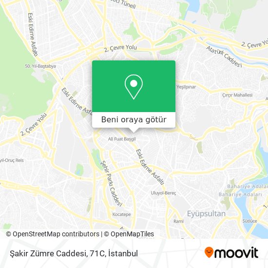 Şakir Zümre Caddesi, 71C harita