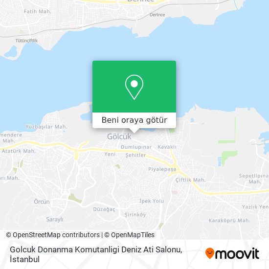 Golcuk Donanma Komutanligi Deniz Ati Salonu harita