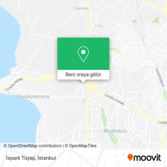 İspark Tüyap harita