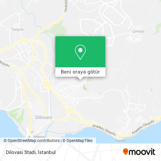 Dilovasi Stadı harita