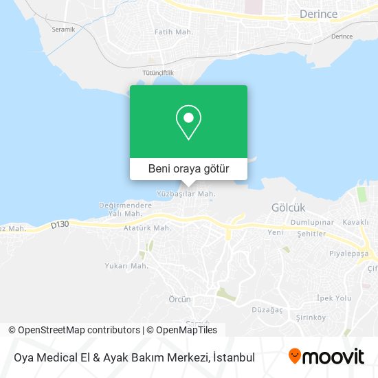 Oya Medical El & Ayak Bakım Merkezi harita