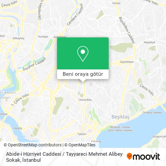 Abide-i Hürriyet Caddesi / Tayyareci Mehmet Alibey Sokak harita