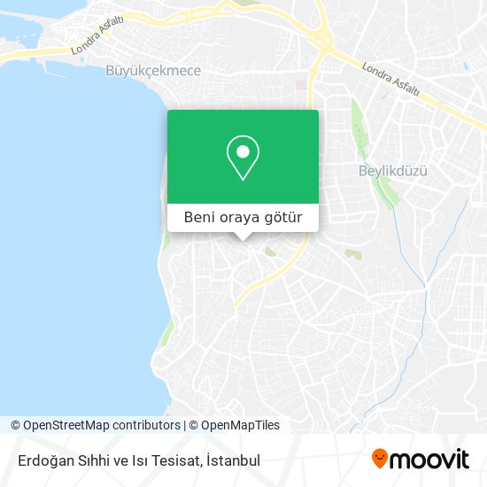 Erdoğan Sıhhi ve Isı Tesisat harita