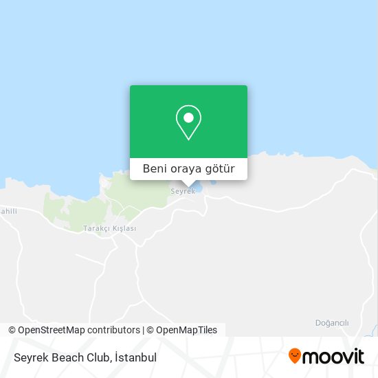 Seyrek Beach Club harita
