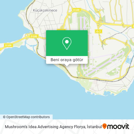Mushroom's Idea Advertising Agency Florya harita