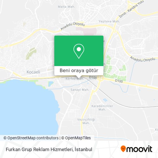 Furkan Grup Reklam Hizmetleri harita