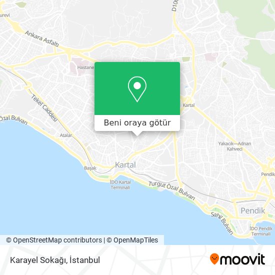 Karayel Sokağı harita
