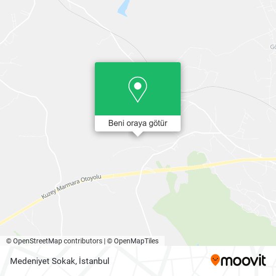 Medeniyet Sokak harita