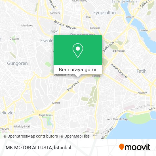 MK MOTOR ALI USTA harita