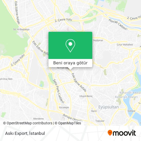 Askı Export harita