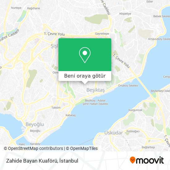 Zahide Bayan Kuaförü harita