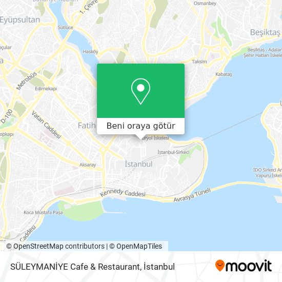 SÜLEYMANİYE Cafe & Restaurant harita