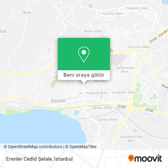 Erenler Cedid Şelale harita