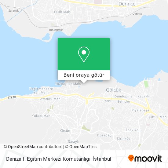 Denizalti Egitim Merkezi Komutanligi harita