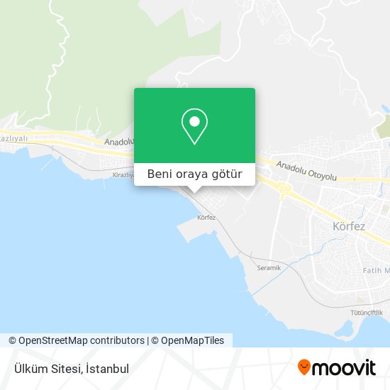 Ülküm Sitesi harita