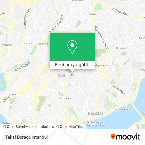 Taksi Durağı harita