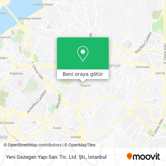 Yeni Gezegen Yapı San. Tic. Ltd. Şti. harita