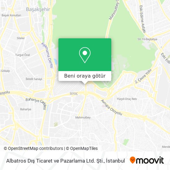 Albatros Dış Ticaret ve Pazarlama Ltd. Şti. harita