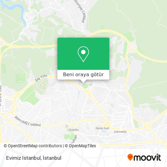 Evimiz Istanbul harita