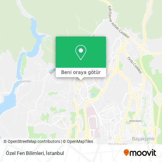 Özel Fen Bilimleri harita