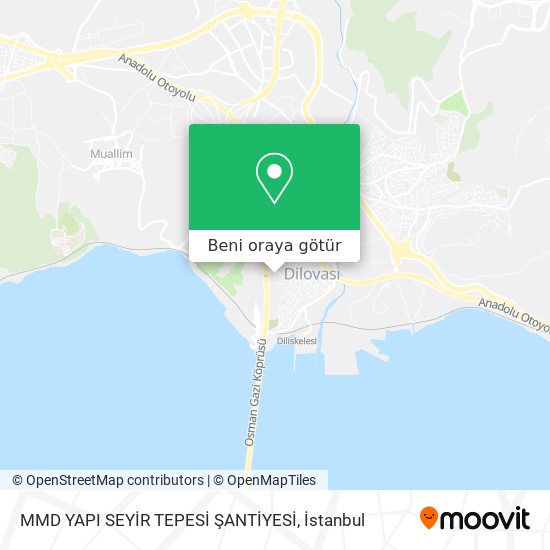 MMD YAPI SEYİR TEPESİ ŞANTİYESİ harita