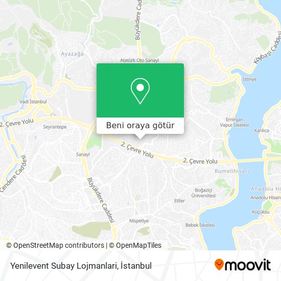 Yenilevent Subay Lojmanlari harita