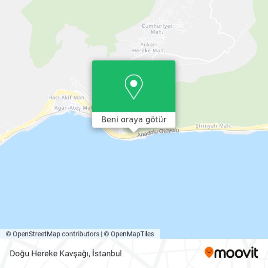 Doğu Hereke Kavşağı harita
