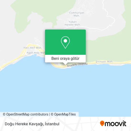 Doğu Hereke Kavşağı harita