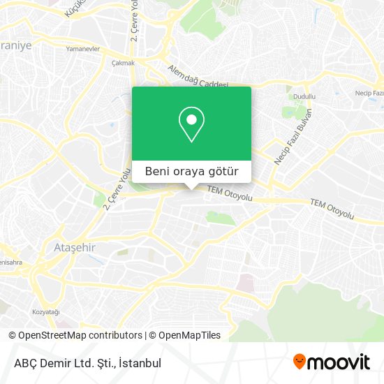 ABÇ Demir Ltd. Şti. harita