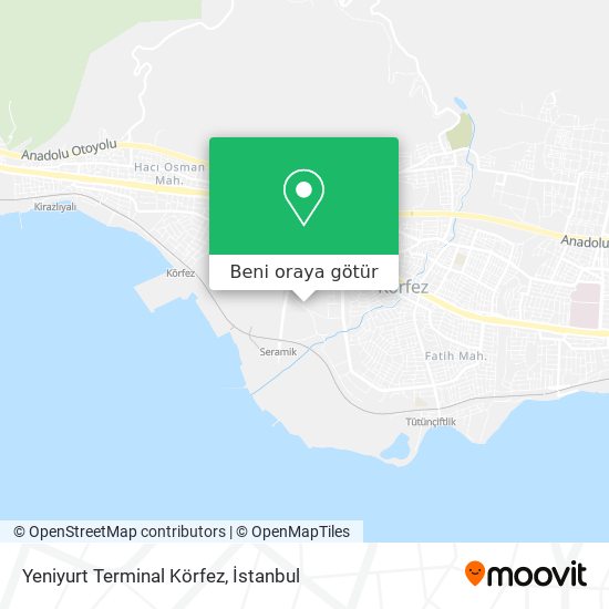 Yeniyurt Terminal Körfez harita