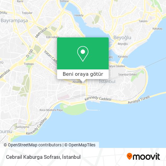 Cebrail Kaburga Sofrası harita