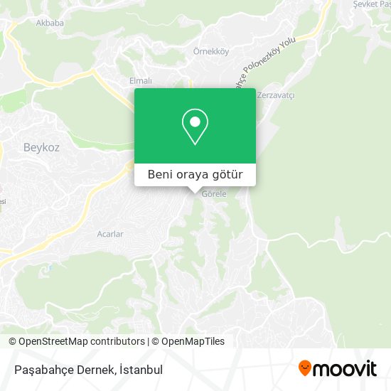 Paşabahçe Dernek harita