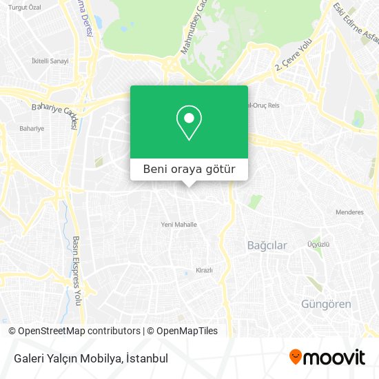 Galeri Yalçın Mobilya harita