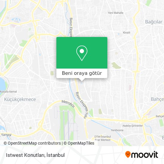 Istwest Konutları harita