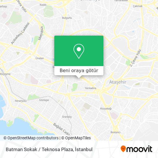Batman Sokak / Teknosa Plaza harita