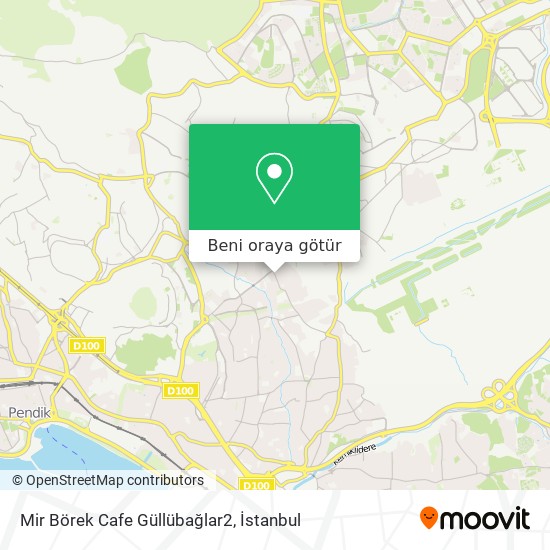 Mir Börek Cafe Güllübağlar2 harita
