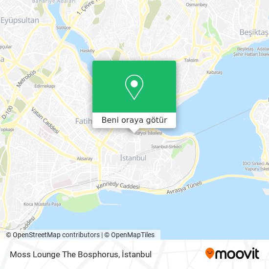 Moss Lounge The Bosphorus harita