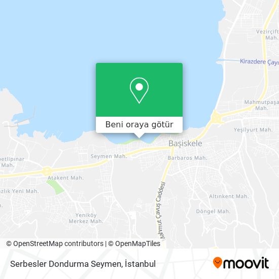 Serbesler Dondurma Seymen harita