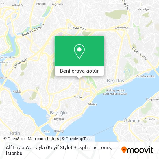 Alf Layla Wa Layla (Keyif Style) Bosphorus Tours harita