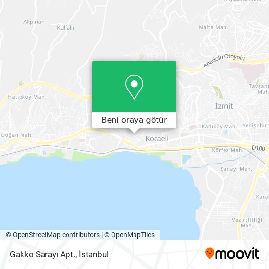 Gakko Sarayı Apt. harita