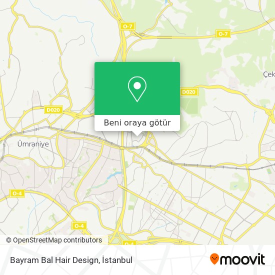 Bayram Bal Hair Design harita