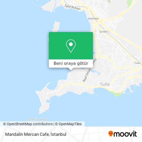 Mandalin Mercan Cafe harita