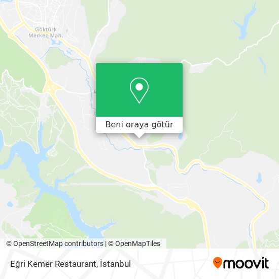 Eğri Kemer Restaurant harita